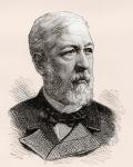 James Gillespie Blaine, 1830  1893. American statesman and Republican politician. From The Review of Reviews, published 1891