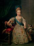 Louis XV (1710-74) as a child, 1714 (oil on canvas)