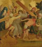 Christ Carrying the Cross, panel from the St. Thomas Altar from St. John's Church, Hamburg, begun in 1424 (tempera & oil on panel)