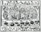 View of Lisbon from 'Libro de Grandezas y cosas Memoralder de Espana' by Pedro Medina, 1548 (woodcut)