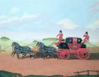 The Liverpool and London Royal Mail Coach, 1812 (oil on canvas)