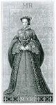 Queen Mary I engraved by T.Brown (engraving) (b/w photo)