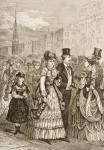 Fifth Avenue, New York, in c.1870, from 'American Pictures' published by the Religious Tract Society, 1876 (engraving)
