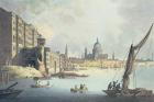 View of Somerset House and the Thames, 1796 (w/c on paper)