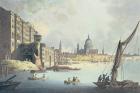 View of Somerset House and the Thames, 1796 (w/c on paper)