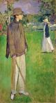 Study for a Full Length Portrait of Jean Cocteau (1889-1963) at Offranville, 1912 (oil on canvas)