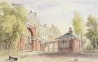 Cumberland Gate, Hyde Park, 1820 (w/c on paper)