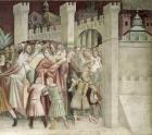 The Crowd at the Entrance to Jerusalem, from a series of Scenes of the New Testament (fresco)