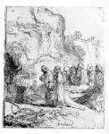 Christ carried to the tomb, c.1645 (etching)