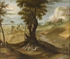 July and August from Los doce meses del año (The Twelve Months of the Year), 1650-99 (oil on canvas)
