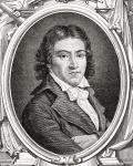 Portrait of Camille Desmoulins (1760-94) (engraving)