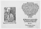 John Wycliffe (1328-84) 1548 (woodcut) (b/w photo)