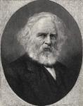 Portrait of Henry Wadsworth Longfellow, from 'The Century Illustrated Monthly Magazine', May to October, 1883 (litho)