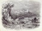 Arundel Castle and Town, from 'The Illustrated London News', 20th September 1845 (engraving)