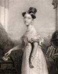 Princess Alexandrina Victoria of Saxe-Coburg, engraved by J. Cochran, from 'National Portrait Gallery, volume IV', published c.1820 (litho)