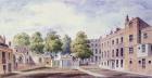 View of Whitehall Yard, 1828 (w/c on paper)