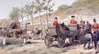 The Royal Carriage of Leopold I of Belgium circa 1830, 1886 (colour litho)