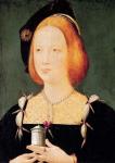Portrait of Mary of England (1496-1533) wife of Louis XII (1494-1533) c.1514 (oil on panel)
