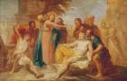 The Healing of a Paralytic (oil on canvas)
