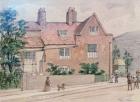 Old Houses at Kennington Green, 1855 (w/c on paper)