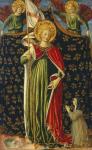 Saint Ursula with Two Angels and Donor, c.1455-60 (tempera on panel)
