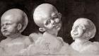Three Heads of Children, 1506 (pen & ink on paper)