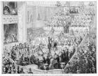 Jullien's Concert Orchestra and Four Military Bands, at Covent Garden Theatre (engraving) (b/w photo)