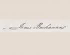 Signature of James Buchanan (litho)