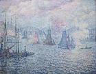 The Port of Rotterdam, or The Fumes, 1906 (oil on canvas)