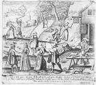 A New Year's Gift for Shrews, pub. by Edward Lee, c.1620 (engraving) (b&w photo)