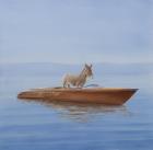 Donkey in a Riva, 2010 (acrylic on canvas)