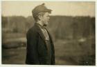 Dave, a young "pusher", moving trams and coal, at Bessie Mine, Alabama (Sloss-Sheffield Steel and Iron Co), 1910 (b/w photo)