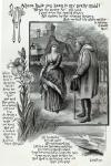 Where have you been to my pretty maid?, from 'Leisure Hour', 1888 (engraving)