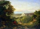 View of Terracina and Monte Circeo, 1833 (oil on canvas)