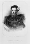 Portrait of Henry Howard (1517-47) Earl of Surrey, from 'Lodge's British Portraits', 1823 (engraving) (b/w photo)