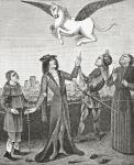 The Horse Pegasus, 1878 (litho)