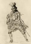 David Garrick in the role of Don Juan (litho)