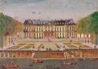 The Chateau de Choisy, park side (gouache on paper)