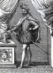 Charles IX (1550-74), King of France, 1573 (engraving)