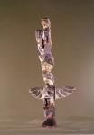 Tinglit Bird Clan totem pole (painted wood)