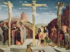 Calvary, after a painting by Andrea Mantegna (1431-1506) (oil on canvas)