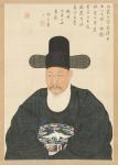 Portrait of Scholar-official Ahn in his Fifties, 19th century (hanging scroll, ink and colour on silk)