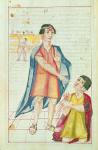 Illustration of a Quipu, from 'Historia y Genealogia Real de los Reyes Incas del Peru, de sus hechos, costumbres, trajes y manera de Gobierno', known as the Codice Murua (vellum)