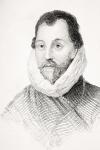 Sir Francis Drake, illustration from 'Old England's Worthies' by Lord Brougham, published c.1880 (engraving)