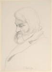Portrait of Thomas Carlyle, c.1875 (pencil on paper)
