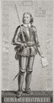 Oliver Cromwell (1599-1658) from 'Illustrations of English and Scottish History' Volume I (engraving)