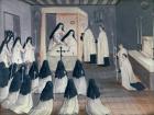 Administration of Holy Communion to a Nun, from 'L'Abbaye de Port-Royal', c.1710 (gouache on paper)