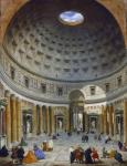Interior of the Pantheon, Rome, c.1734 (oil on canvas)