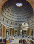 Interior of the Pantheon, Rome, c.1734 (oil on canvas)