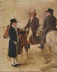 Three Worthies of the Turf at Newmarket, c.1804: John Hilton, Judge of the canvas)